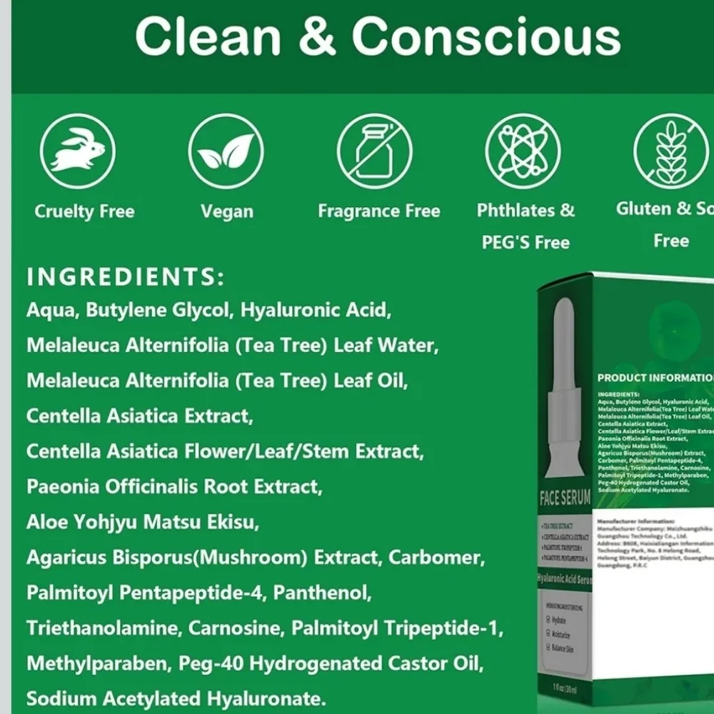Face Serum with Hyaluronic Acid